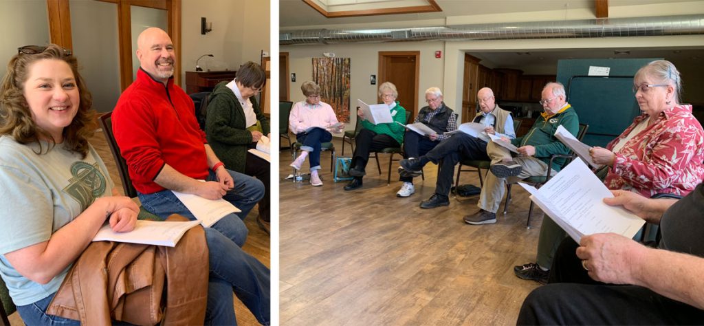 KMP and Cedar Community seniors enjoyed a community theater reading the play Our Town