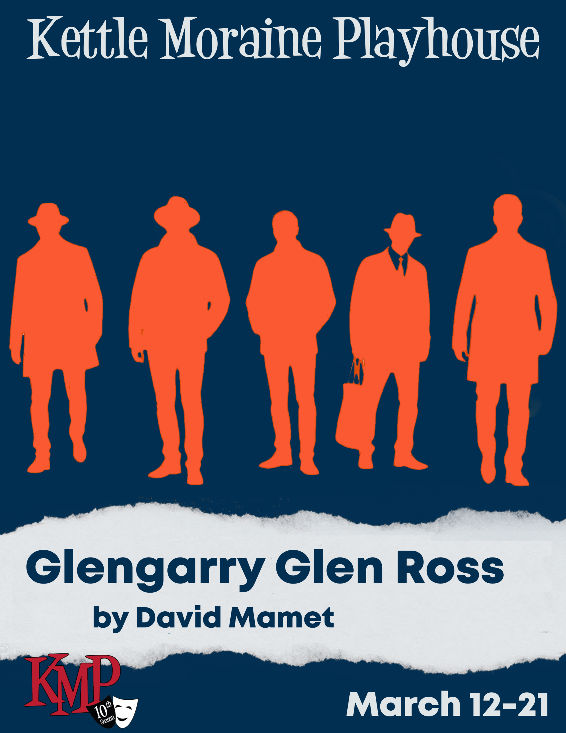 Poster for Glengarry Glen Ross at Kettle Moraine Playhouse Poster for Glengarry Glen Ross at Kettle Moraine Playhouse